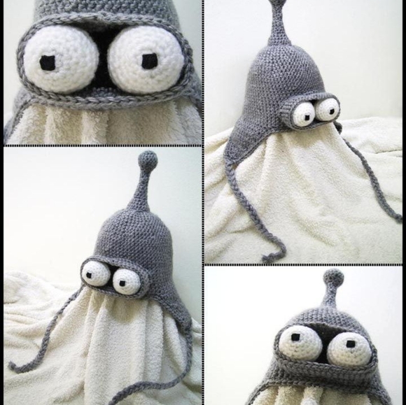 Bender hat crochet, handmade - Picture 3 of 5